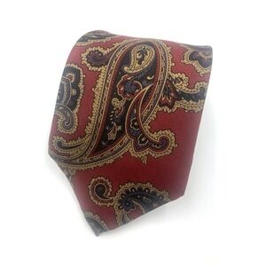 Vintage Neil Martin Paisley 100% Silk Ancient Madder Men's Tie- 56 1/2" x 3 1/2"